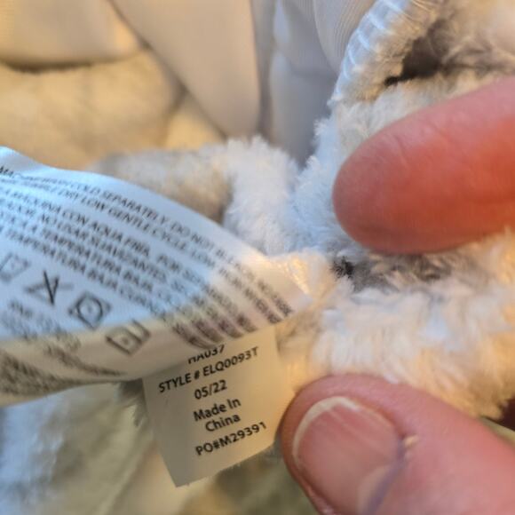 Eddie Bauer Fleece Pull Over Women's XL Gray White Snowflake 1/4 Zip Athleisure - Picture 7 of 8